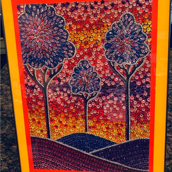 Finished Crystal Rhinestone Trees Diamond Painting - Picture 2 of 4